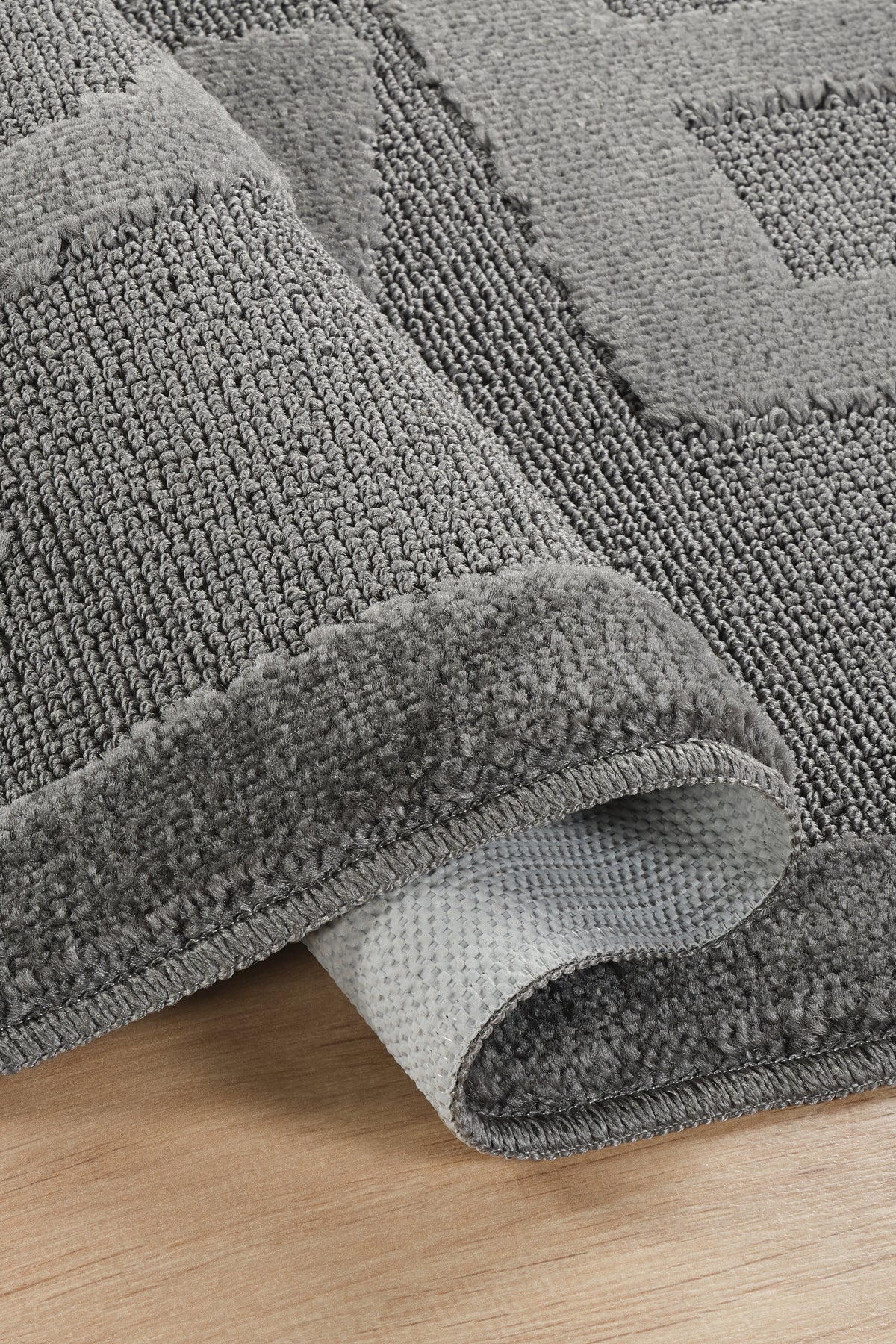 Doğal Kaymaz Taban Banyo Paspas Uzun Ömürlü Yumuşak Dokulu Su Emici Yıkanabilir Yazılı Paspas Love 60x100