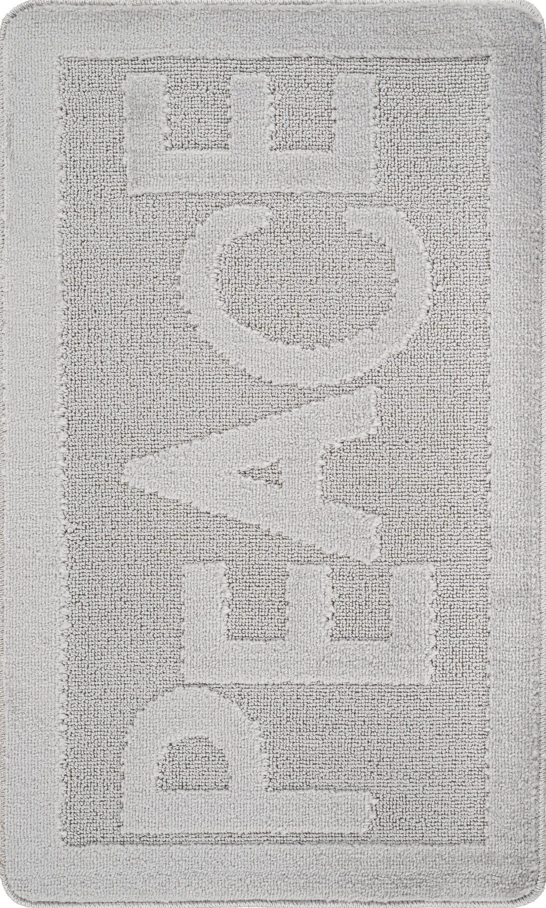 Doğal Kaymaz Taban Banyo Paspas Uzun Ömürlü Yumuşak Dokulu Su Emici Yıkanabilir Yazılı Paspas Peace 60x100