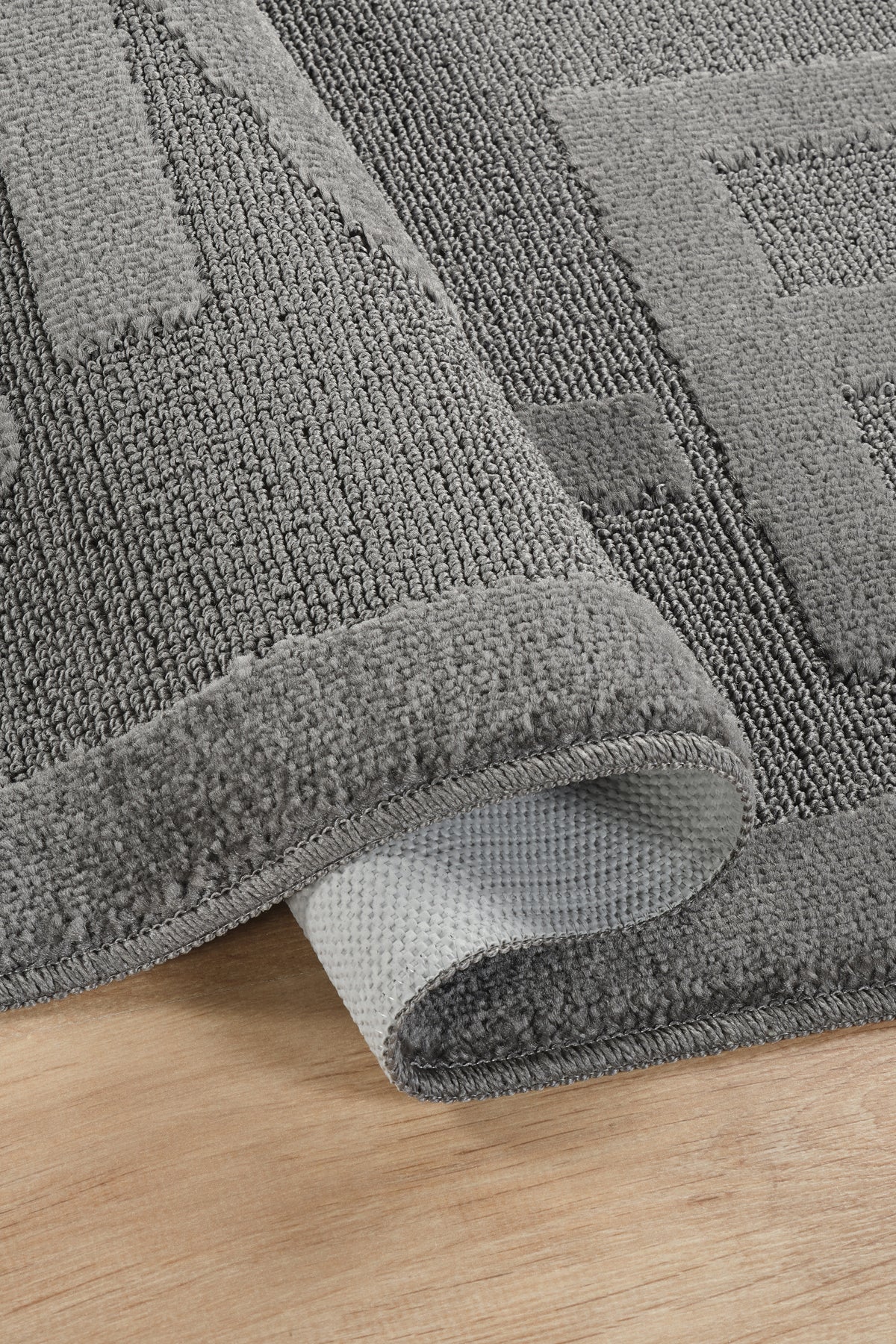 Doğal Kaymaz Taban Banyo Paspas Uzun Ömürlü Yumuşak Dokulu Su Emici Yıkanabilir Yazılı Paspas Smile 60x100