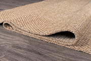 Doku DH001 Brown Non-Shedding, Dust-Free Woven Rug for Living Room, Kitchen, Hallway, Sitting Room