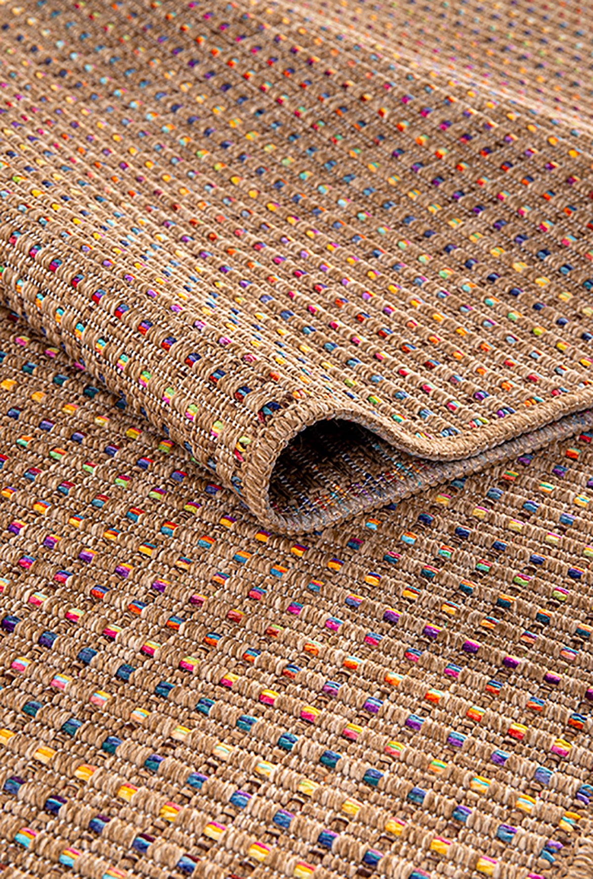 Doku DH005 Kahverengi Hav Toz Vermez Salon Mutfak Koridor Oturma Odası Yolluk Dokuma Kilim