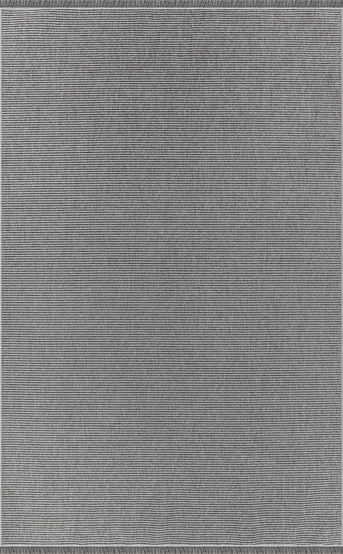 EcoLoop EC002 Grauer, fusselfreier, weicher Läuferteppich für Wohnzimmer, Küche, Flur, Aufenthaltsraum