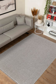 EcoLoop EC003 Bej Hav Toz Vermez Yumuşak Dokulu Salon Mutfak Koridor Oturma Odası Yolluk Halı