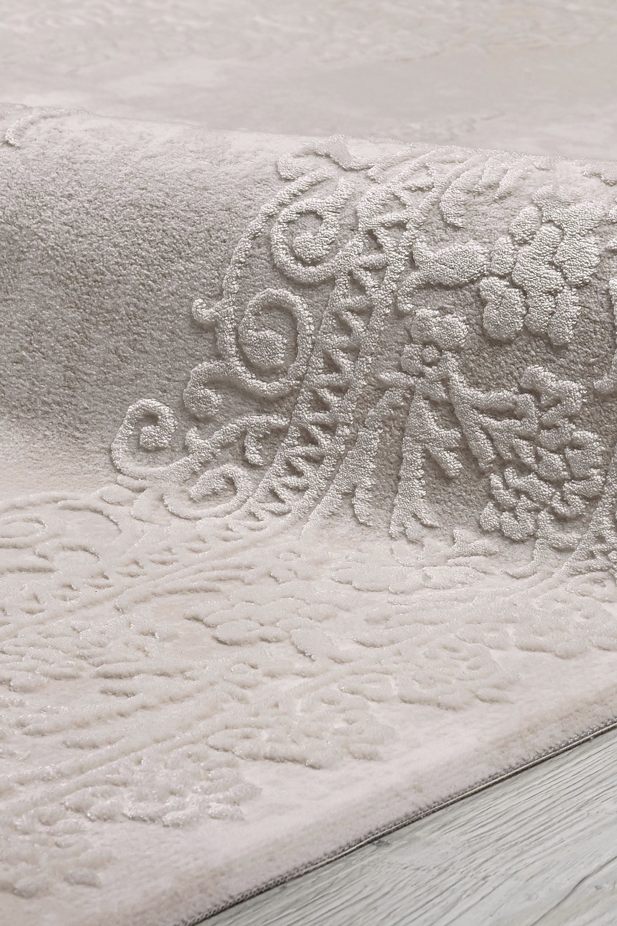 Elkenz 7559 Bej Uzun Ömürlü Yumuşak Dokulu Salon Mutfak Koridor Oturma Odası Yolluk Halı