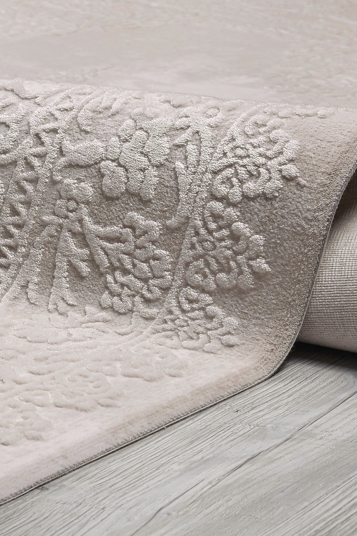 Elkenz 7559 Bej Uzun Ömürlü Yumuşak Dokulu Salon Mutfak Koridor Oturma Odası Yolluk Halı