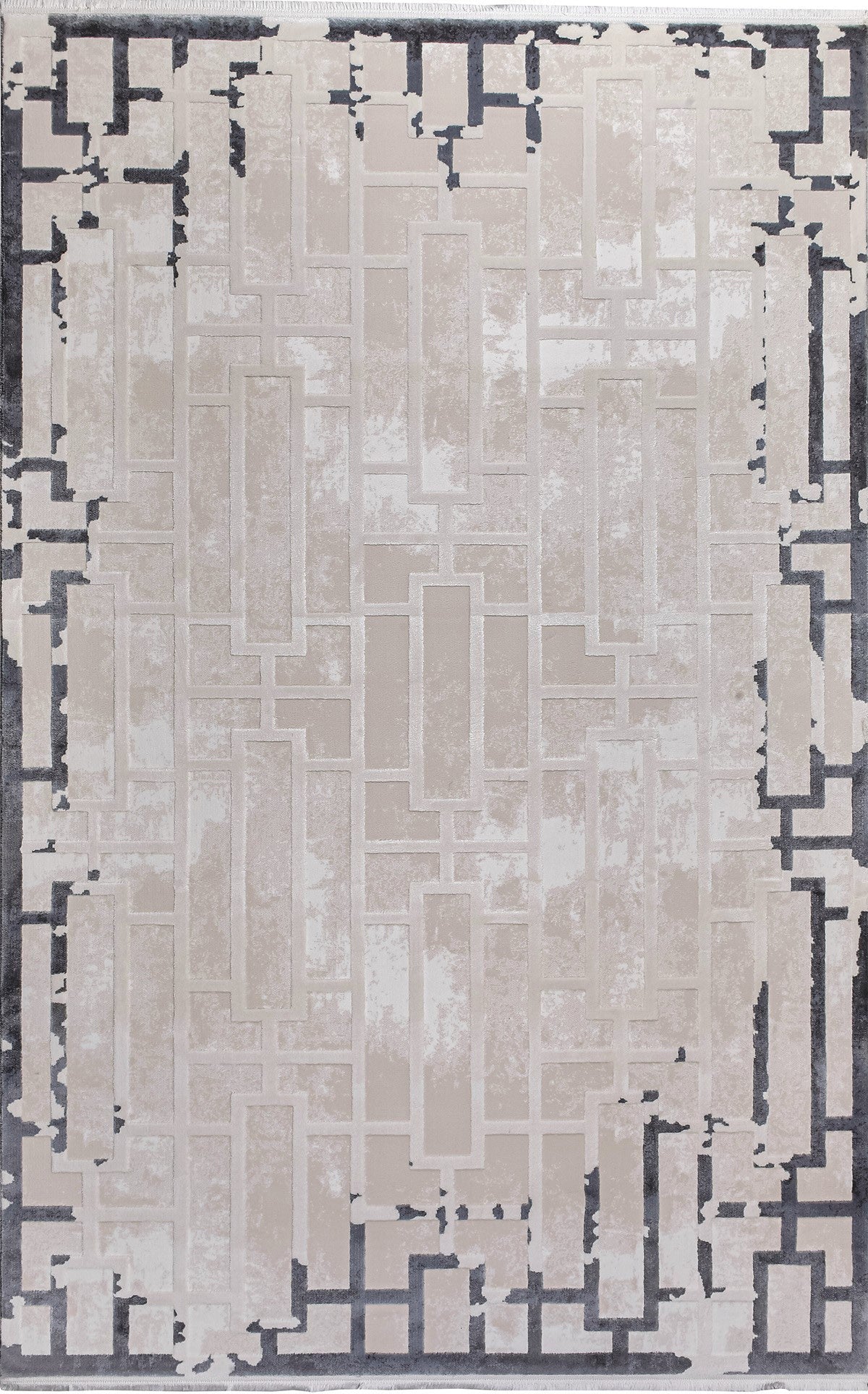 Elkenz 7560 Ekru Uzun Ömürlü Yumuşak Dokulu Salon Mutfak Koridor Oturma Odası Yolluk Halı