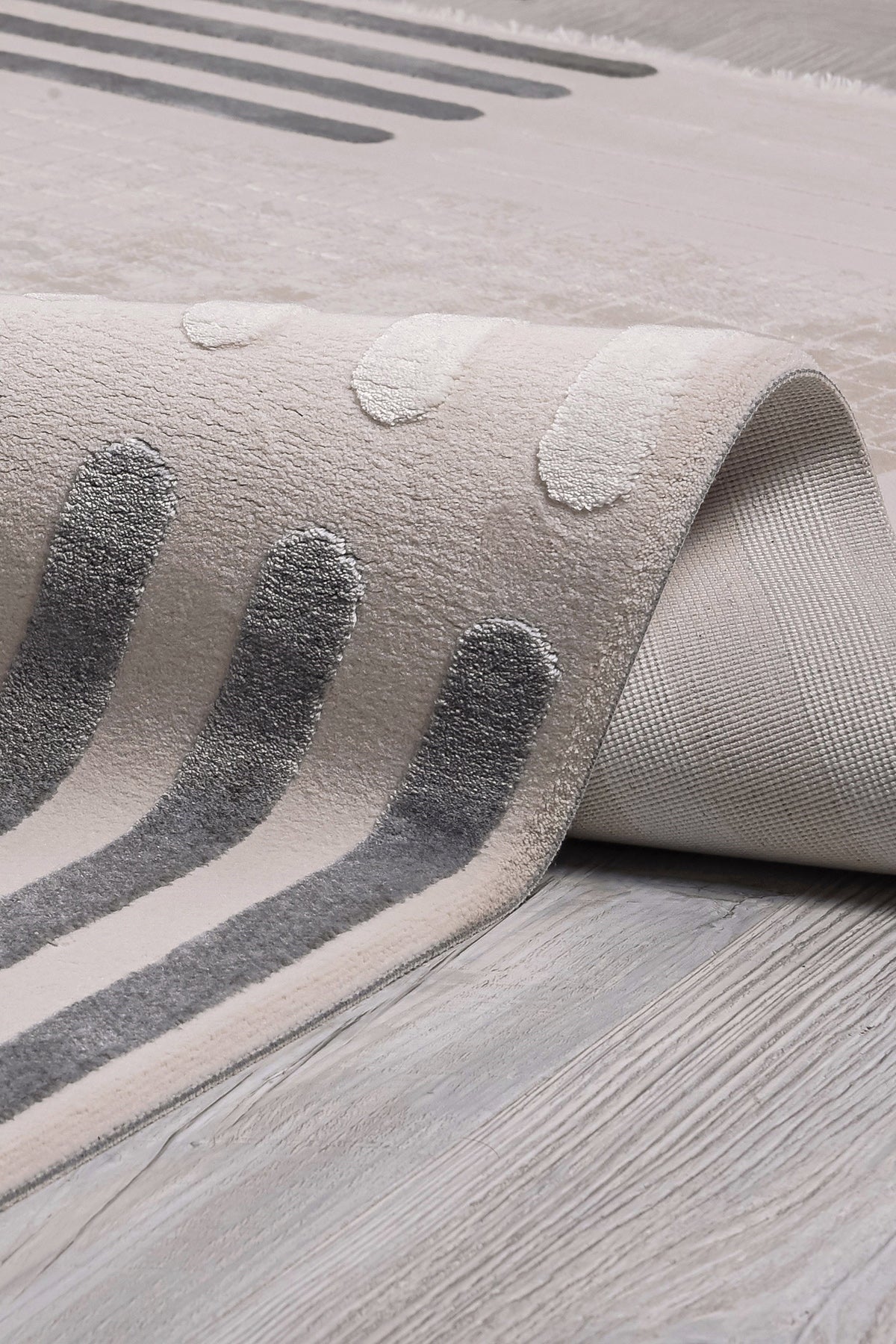 Elkenz 7561 Ekru Uzun Ömürlü Yumuşak Dokulu Salon Mutfak Koridor Oturma Odası Yolluk Halı