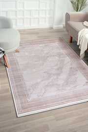 Elkenz EK006 Beyaz Uzun Ömürlü Yumuşak Dokulu Salon Mutfak Koridor Oturma Odası Yolluk Halı