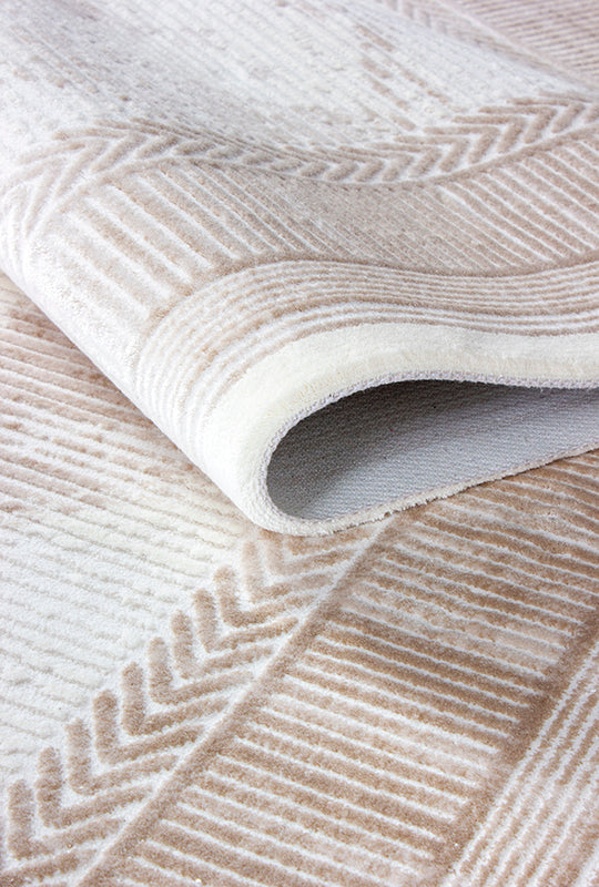 Elkenz EK006 Beyaz Uzun Ömürlü Yumuşak Dokulu Salon Mutfak Koridor Oturma Odası Yolluk Halı