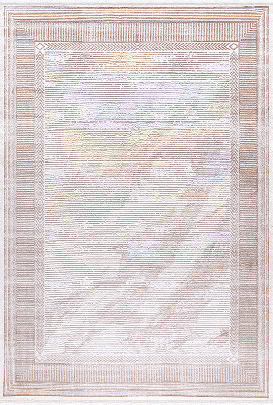 Elkenz EK006 Beyaz Uzun Ömürlü Yumuşak Dokulu Salon Mutfak Koridor Oturma Odası Yolluk Halı