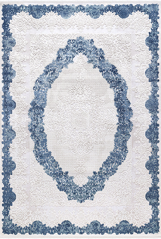 Elkenz EK012 Beyaz Uzun Ömürlü Yumuşak Dokulu Salon Mutfak Koridor Oturma Odası Yolluk Halı