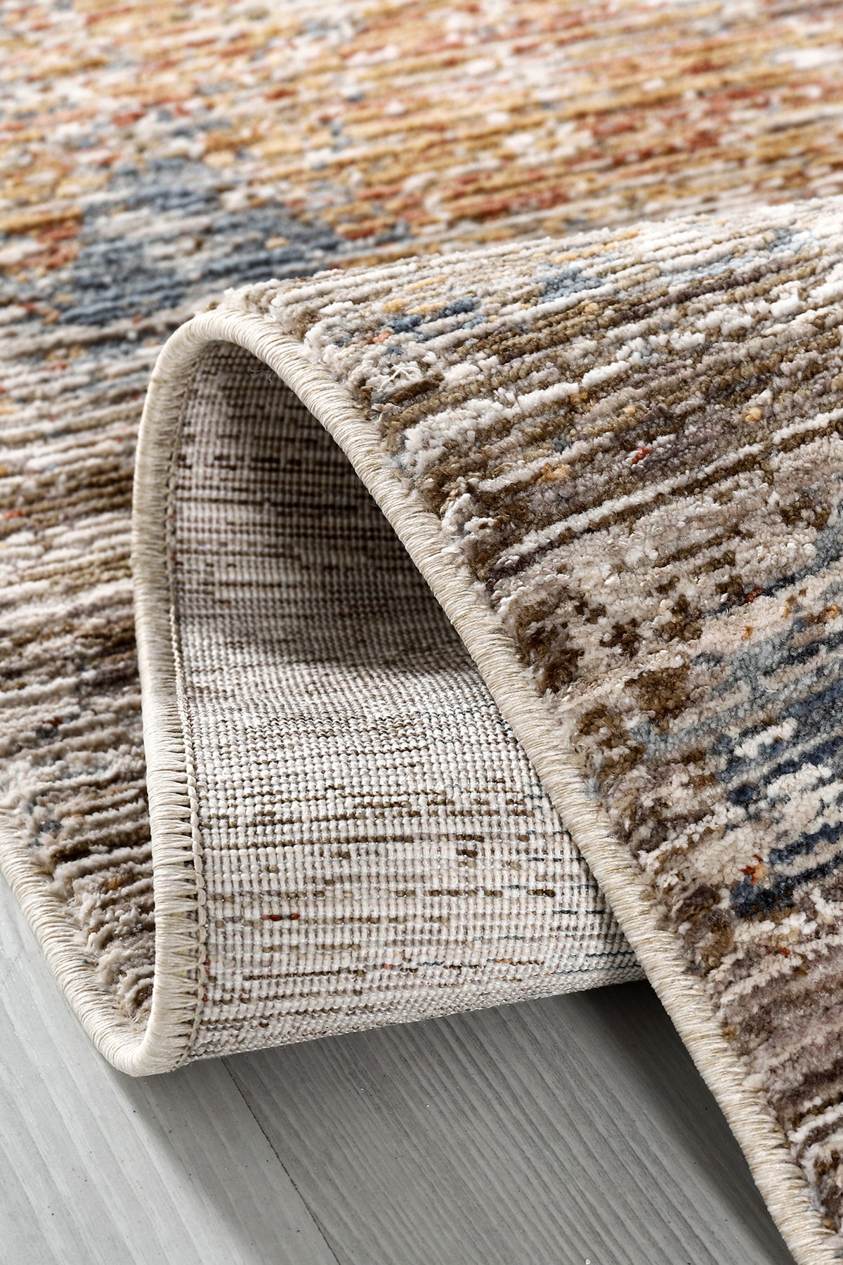 Flora FL002 Çok Renkli Hav Toz Vermez Salon Mutfak Koridor Oturma Odası Yolluk Halı Makine Halısı