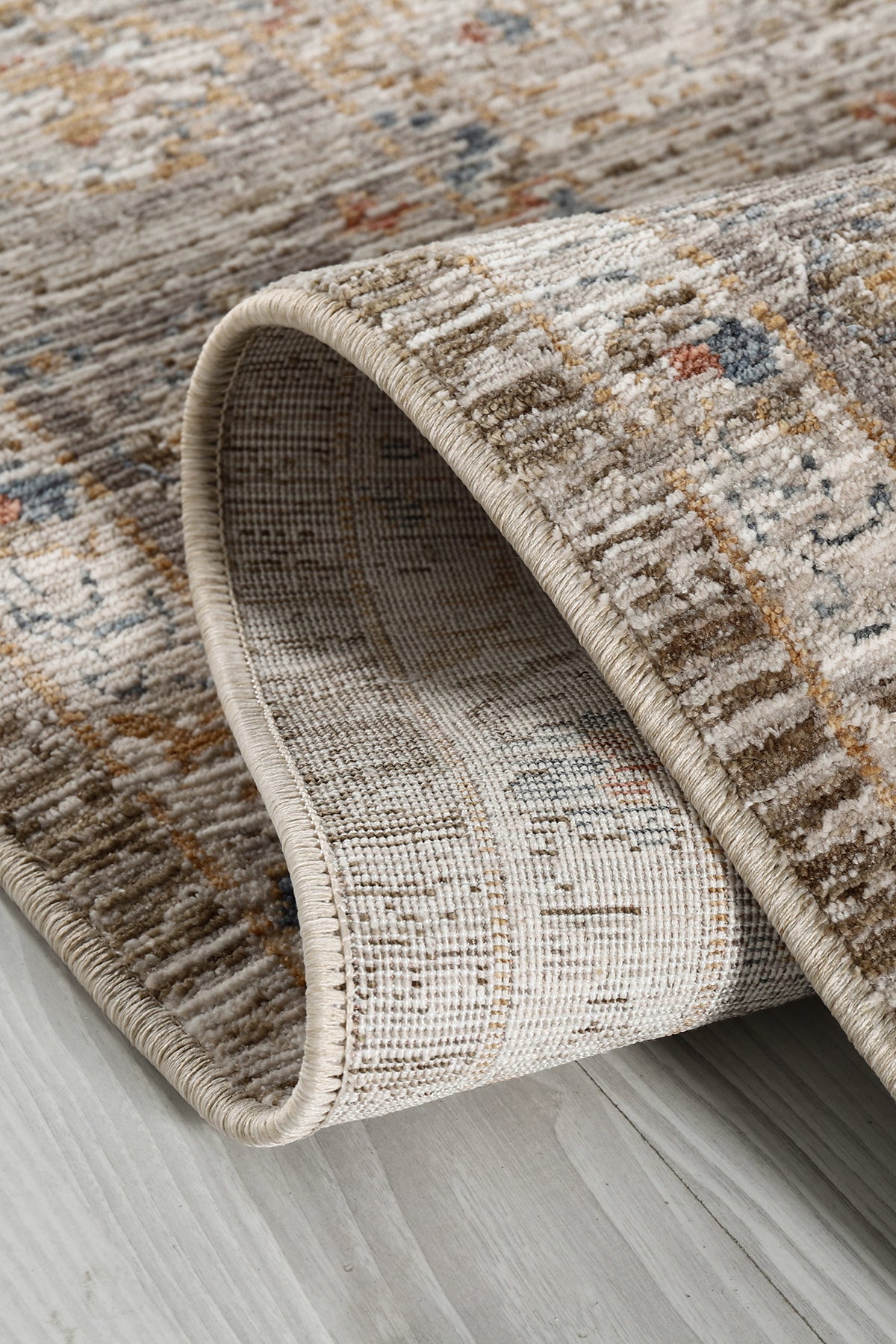 Flora FL005 Çok Renkli Hav Toz Vermez Salon Mutfak Koridor Oturma Odası Yolluk Halı Makine Halısı