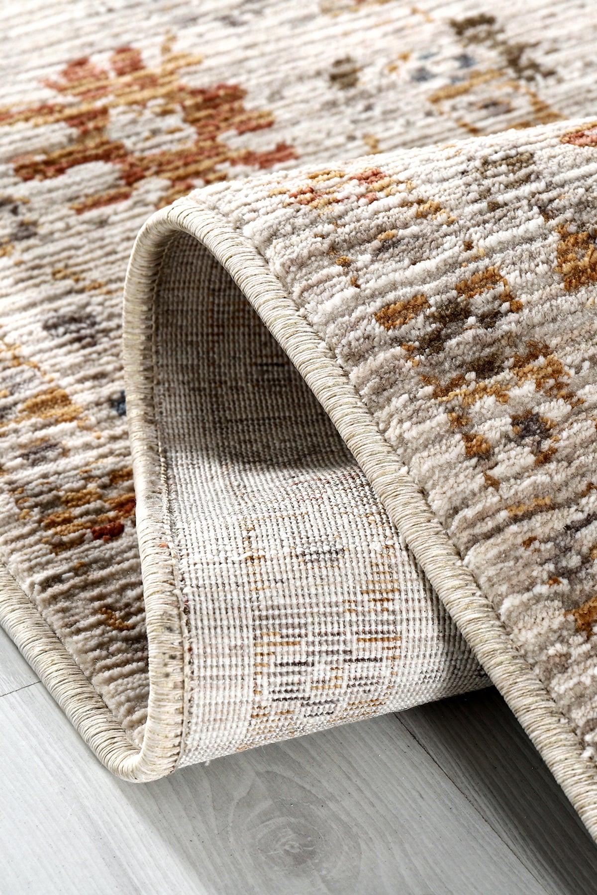 Flora FL010 Çok Renkli Hav Toz Vermez Salon Mutfak Koridor Oturma Odası Yolluk Halı Makine Halısı