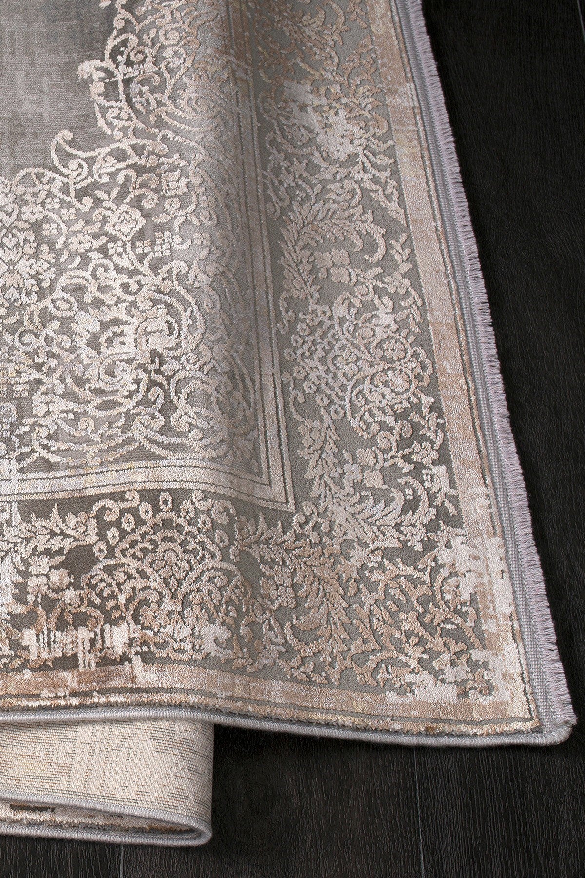 Gallery 1161 Bej Uzun Ömürlü Yumuşak Dokulu Salon Mutfak Koridor Oturma Odası Yolluk Halı