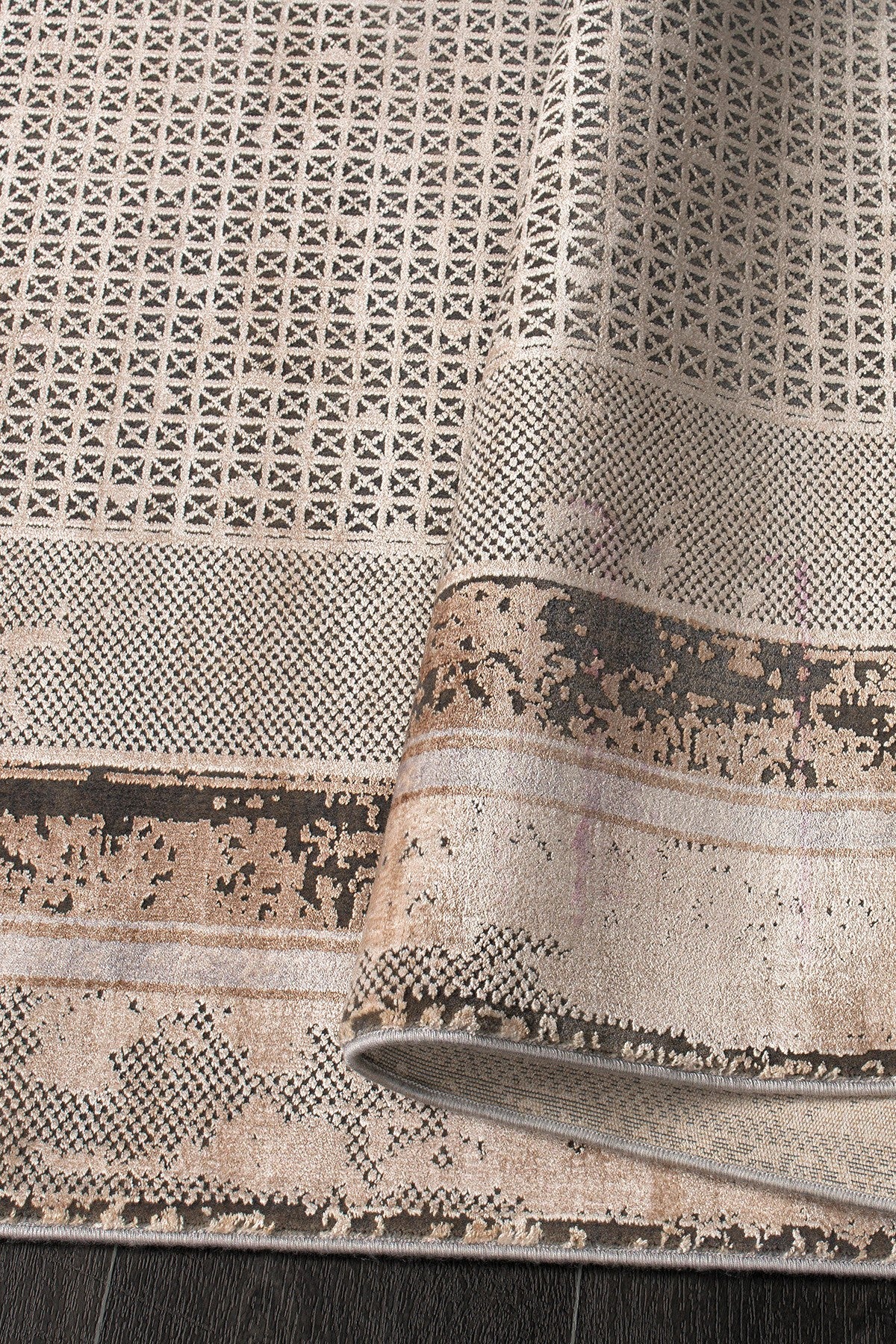 Gallery 1162 Bej Uzun Ömürlü Yumuşak Dokulu Salon Mutfak Koridor Oturma Odası Yolluk Halı