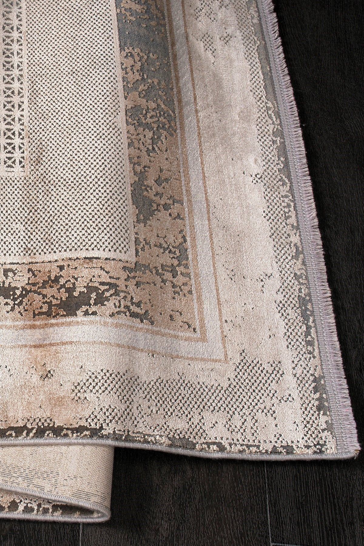 Gallery 1162 Bej Uzun Ömürlü Yumuşak Dokulu Salon Mutfak Koridor Oturma Odası Yolluk Halı