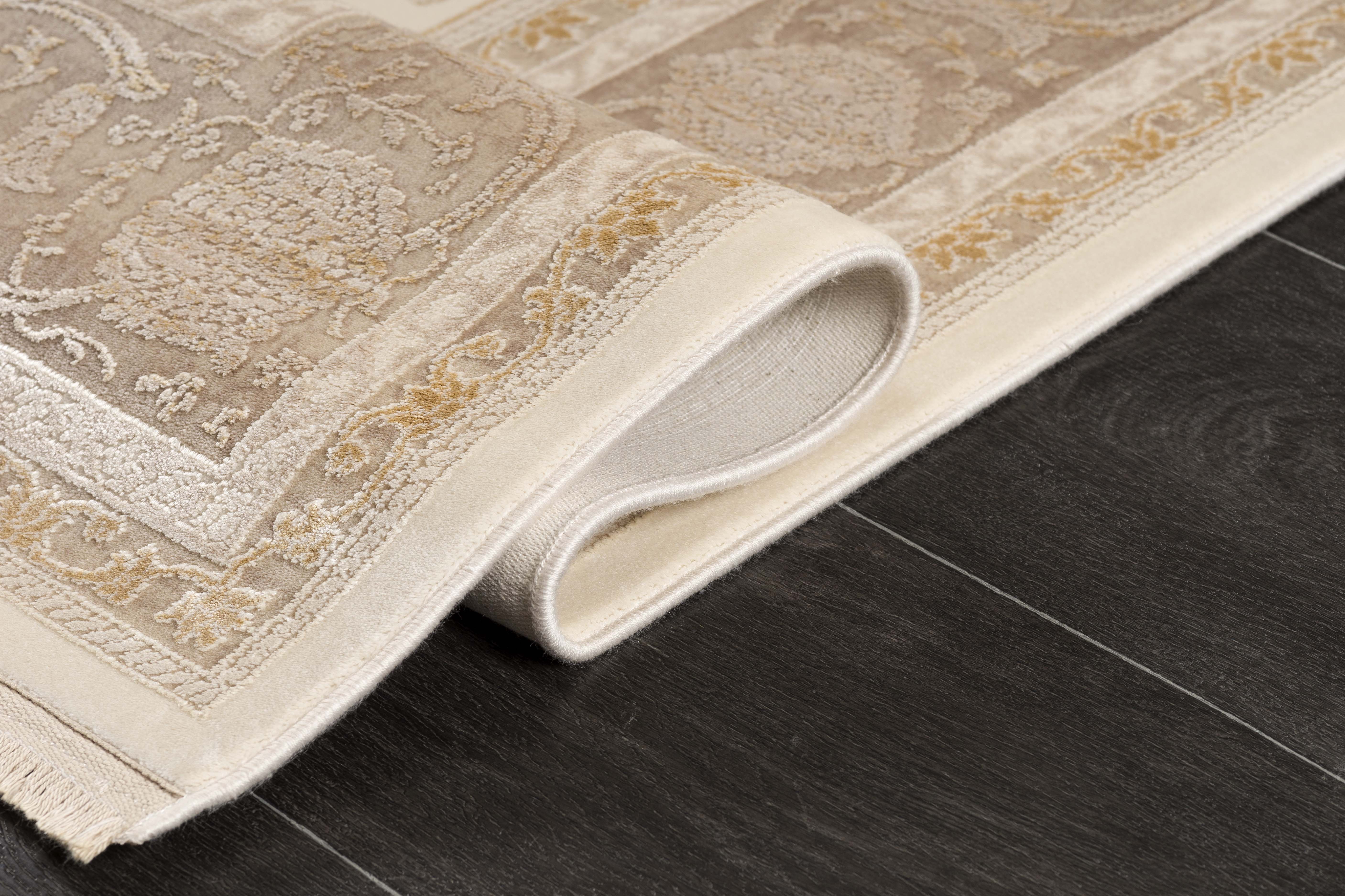 Gallery 1163 Bej Uzun Ömürlü Yumuşak Dokulu Salon Mutfak Koridor Oturma Odası Yolluk Halı