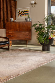 Gallery 1304 Bej Uzun Ömürlü Yumuşak Dokulu Salon Mutfak Koridor Oturma Odası Yolluk Halı