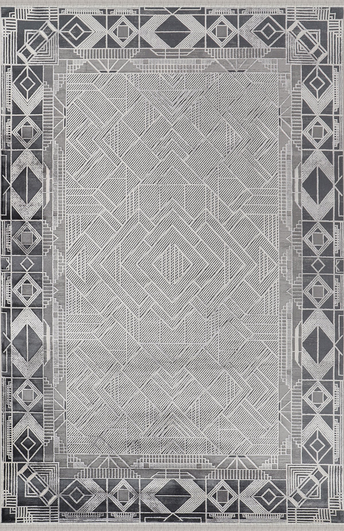 Gallery 1307 Antrasit-Gri Uzun Ömürlü Yumuşak Dokulu Salon Mutfak Koridor Oturma Odası Yolluk Halı