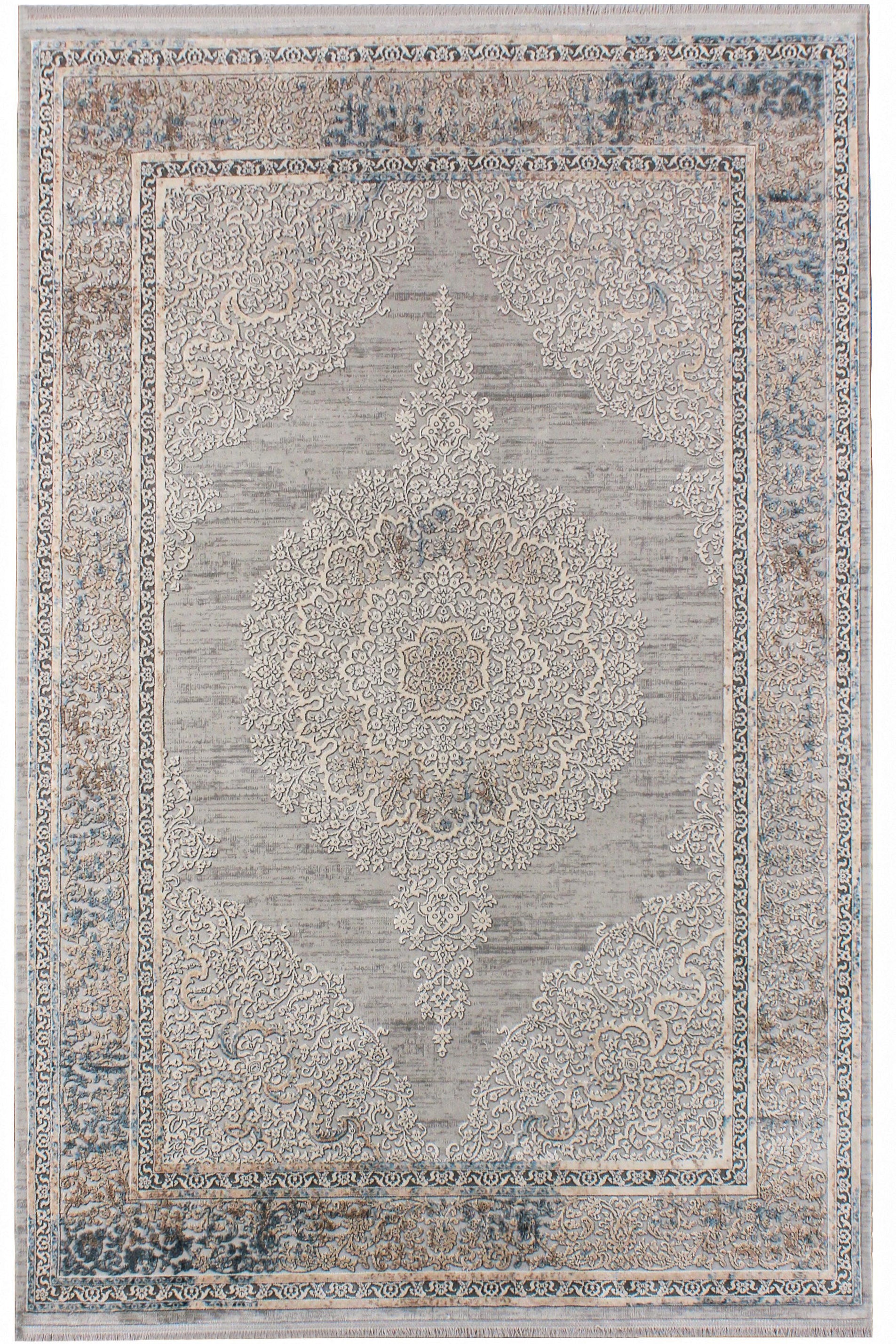 Gallery A0021 Gri Uzun Ömürlü Yumuşak Dokulu Salon Mutfak Koridor Oturma Odası Yolluk Halı