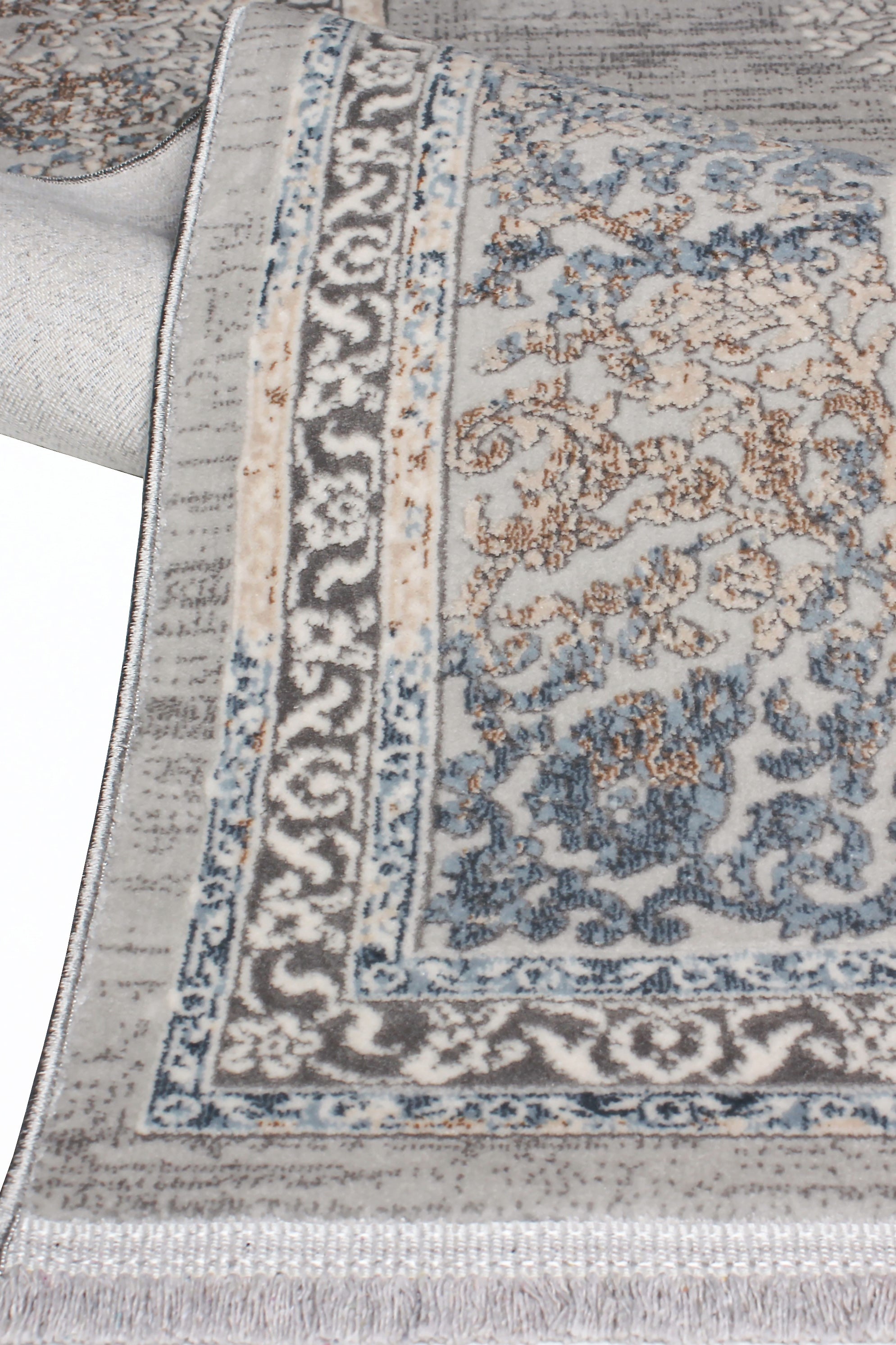 Gallery A0021 Gri Uzun Ömürlü Yumuşak Dokulu Salon Mutfak Koridor Oturma Odası Yolluk Halı