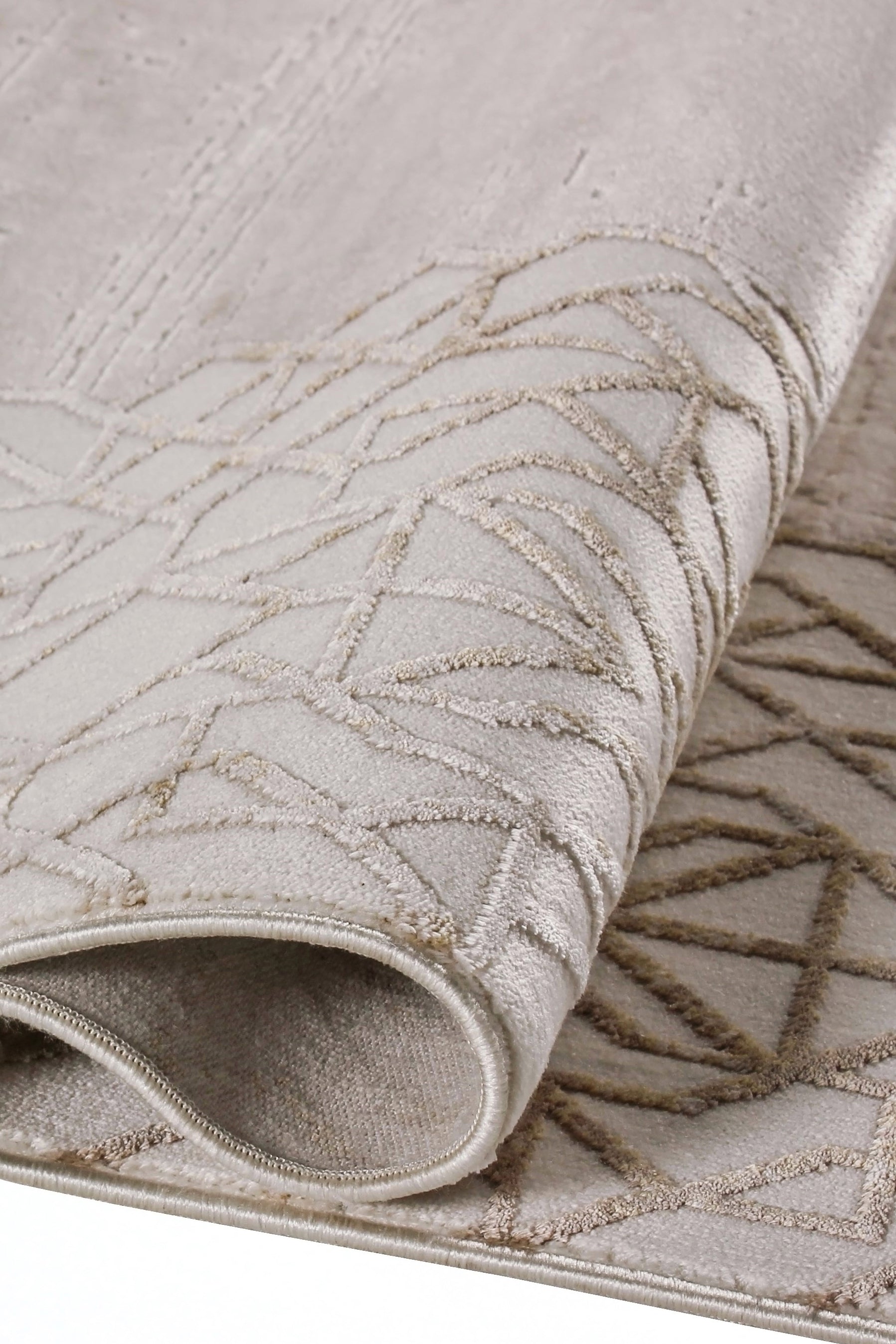 Gallery A0241 Beige Strapazierfähiger, weicher Läufer für Wohnzimmer, Küche, Flur oder Aufenthaltsraum