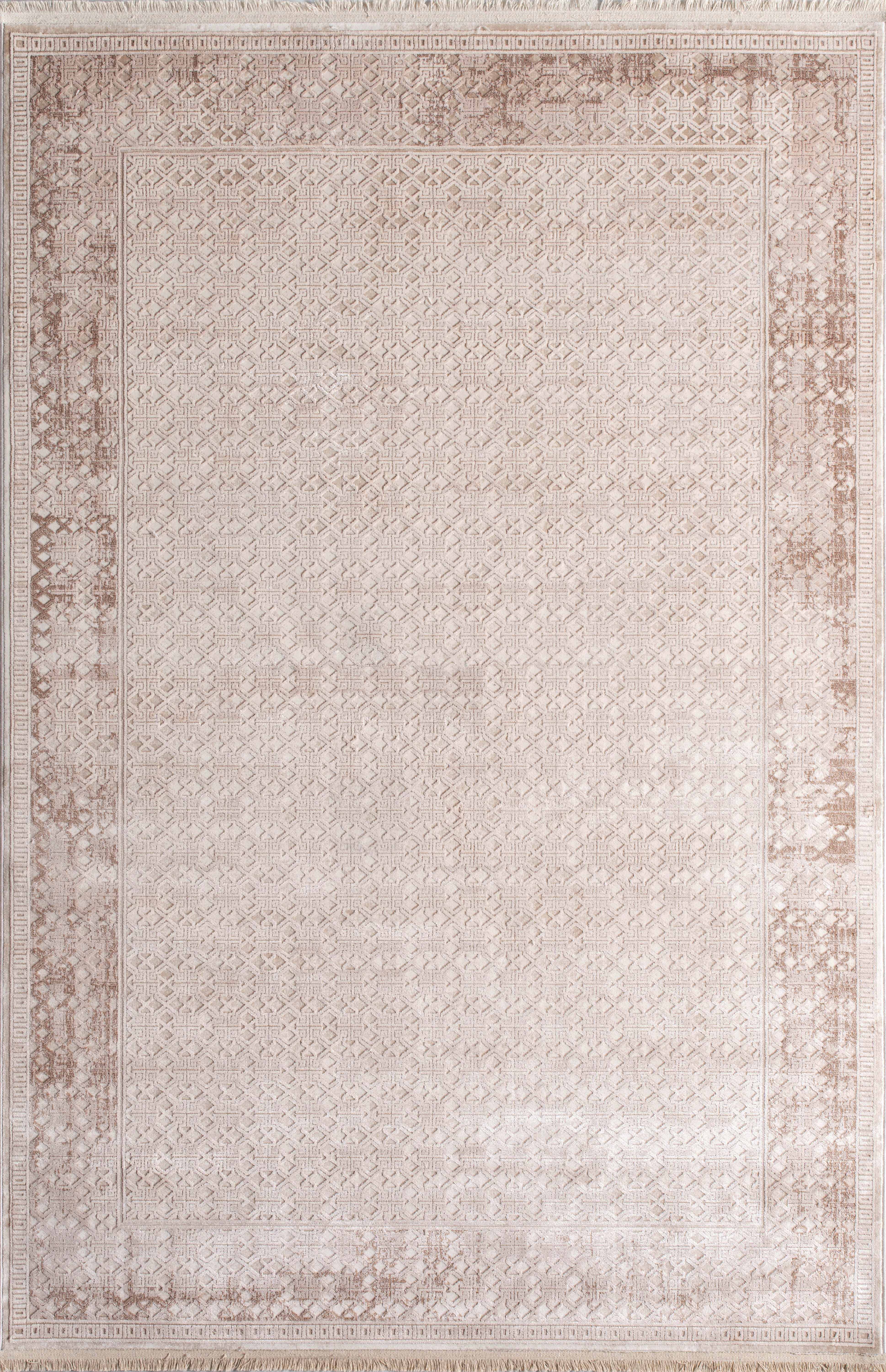 Gallery A0308 Beige Strapazierfähiger, weicher Läufer für Wohnzimmer, Küche, Flur oder Aufenthaltsraum
