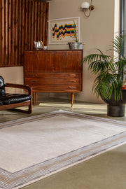 Gallery A0310 Beige Strapazierfähiger, weicher Läuferteppich für Wohnzimmer, Küche, Flur oder Aufenthaltsraum
