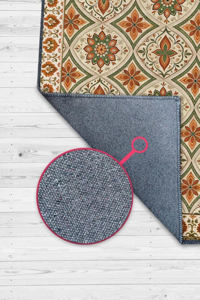 Geleneksel Çiçek Desenli Halı, Mozaik Halı, Klasik Oturma Odası Halısı