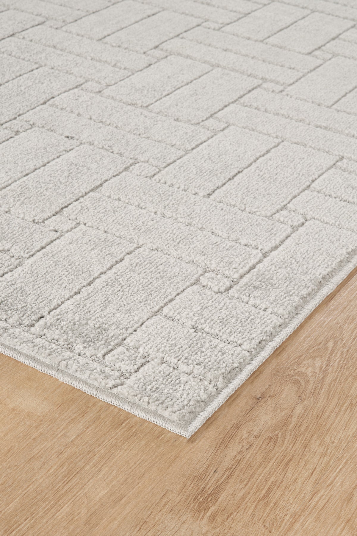 Gri Yumuşak Dokulu Uzun Ömürlü Lateks Kaymaz Taban Salon Oturma Odası Mutfak Koridor Halı Rivon RN01