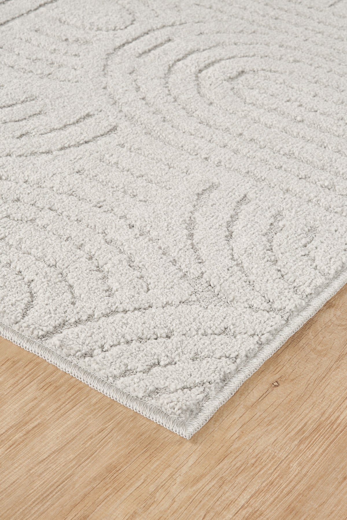 Gri Yumuşak Dokulu Uzun Ömürlü Lateks Kaymaz Taban Salon Oturma Odası Mutfak Koridor Halı Rivon RN07