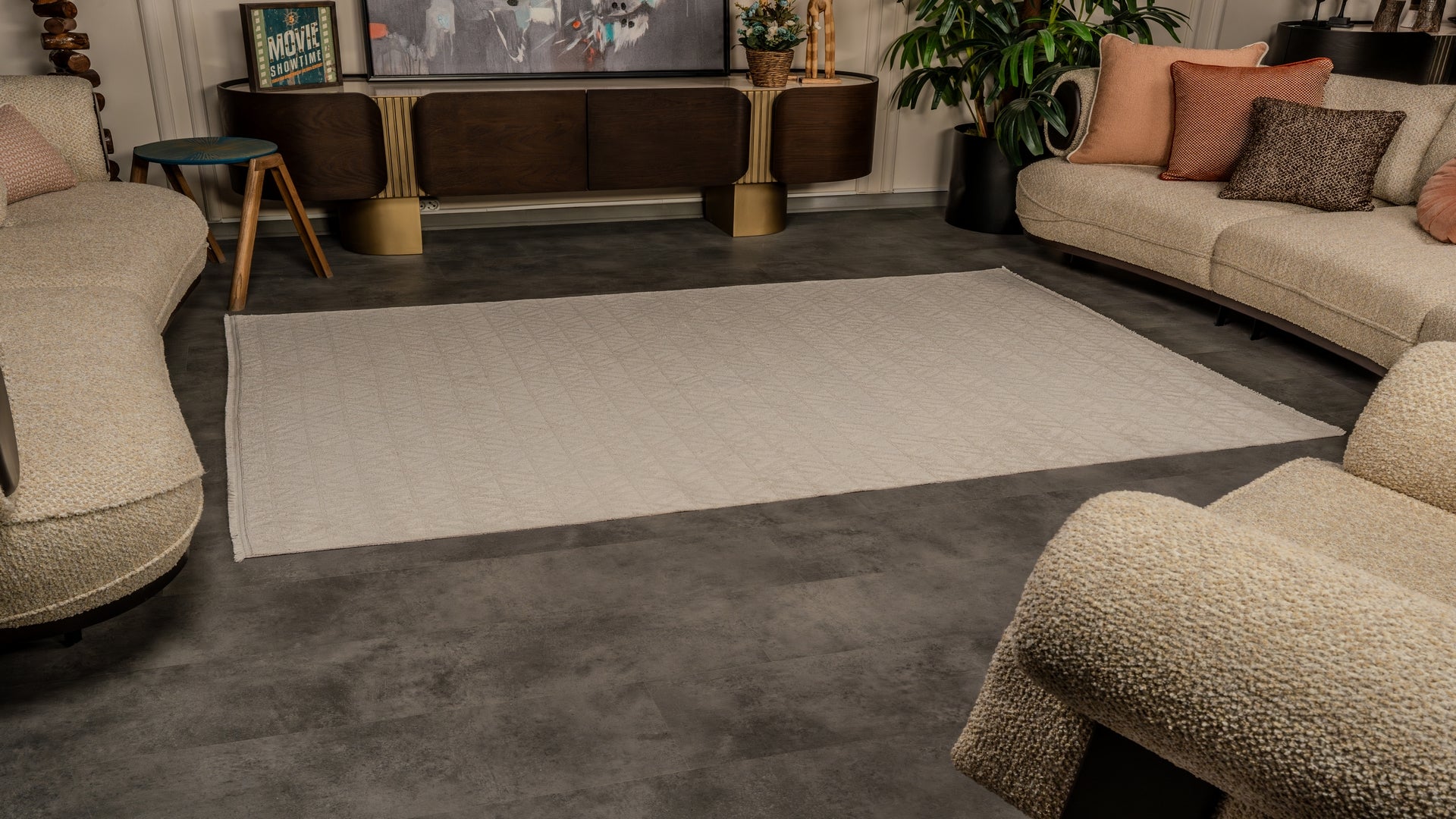 Hola HL002 Çok Renkli Hav Toz Vermez Salon Mutfak Koridor Oturma Odası Yolluk Halı Makine Halısı