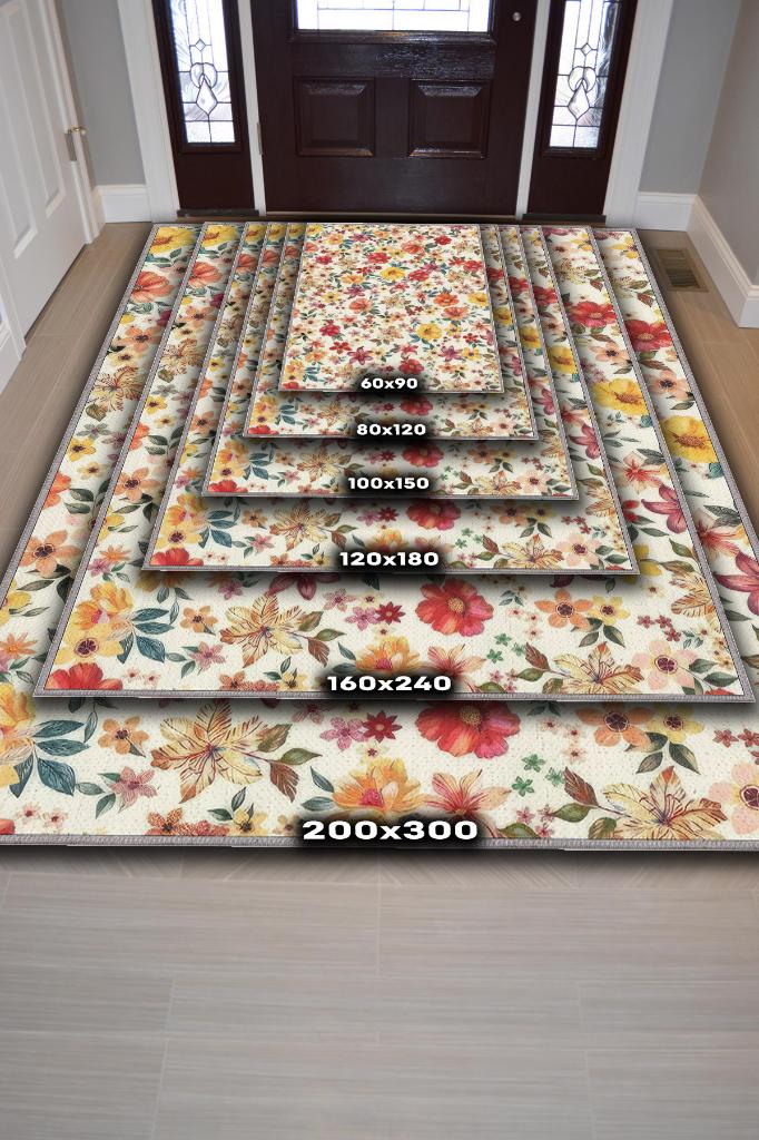 Homshtag 3D Çiçekler Koyu Renk Halı Çiçekli Salon Halısı Modern Oturma Odası Halısı Şık Siyah Halı