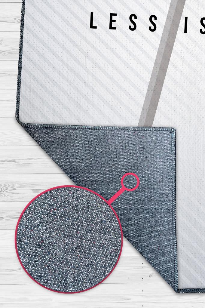 Homshtag Az Çoktur Gri Renk Mimar Tasarımlı Halı Mimar Ofisine Halı Açık Renk Hediyelik Mimar Halısı