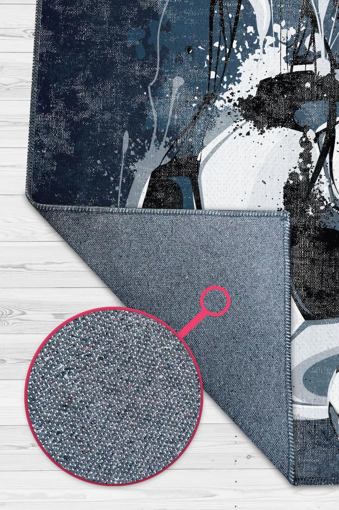 Homshtag Bir Maç Daha Çok Renkli Oyuncu Halısı Gri Gamer Temalı Halı Pes Sever Hediye Gölgeli Halı