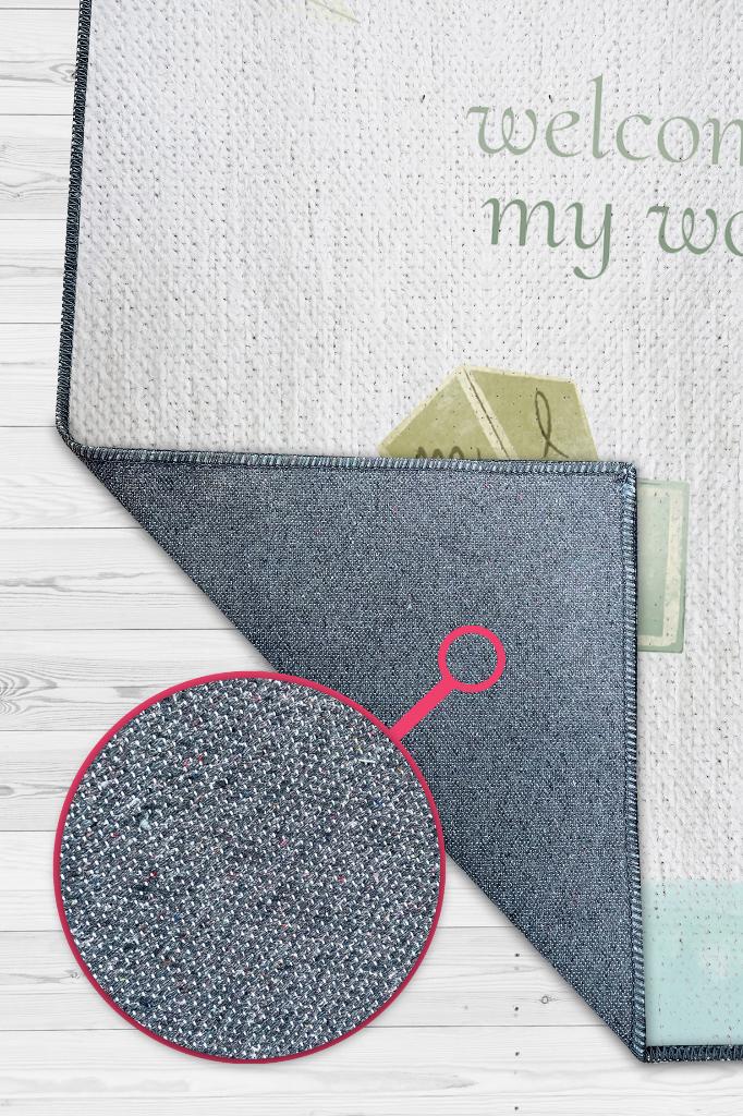 Homshtag Dünyama Hoşgeldin Pastel Renkli Çocuk Odası Halısı Dokuma Minimal Çocuk Halısı Temalı Halı