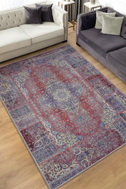 Homshtag Farklı Olmakta Etnik Desenli Halı Geometrik Salon Halısı Çok Renkli Oturma Odası Halısı