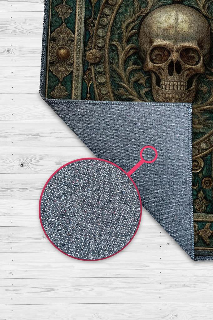 Homshtag Gothic Witch Forest Themed Rug, Dark Retro Living Room Rug, S ...