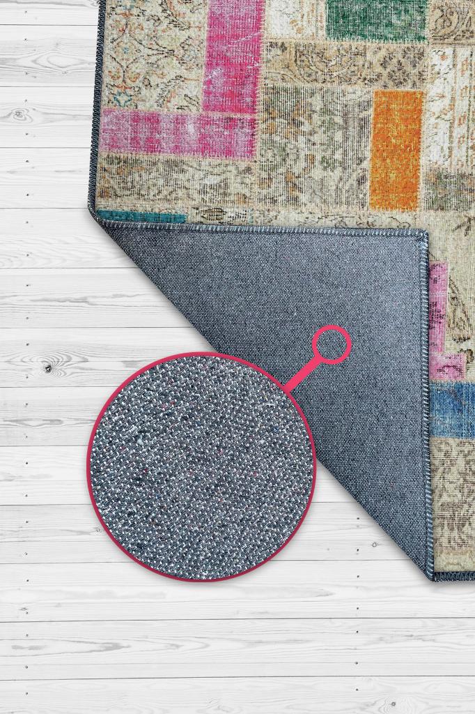 Homshtag Gülümse Çok Renkli Halı Geometrik Oturma Odası Halısı Modern Kare Desenli Salon Halısı