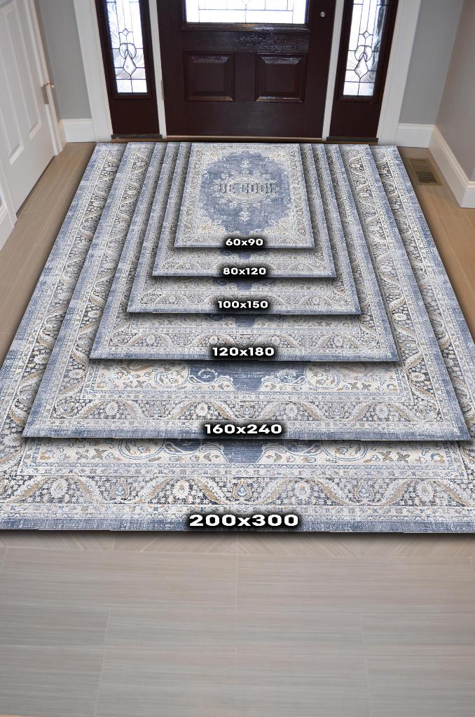 Homshtag Havalı Ol Etnik Desenli Halı Geometrik Salon Halısı Çok Renkli Oturma Odası Halısı