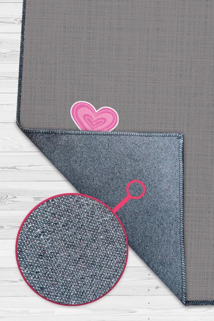 Homshtag K-pop Hareketi Gri Renkli Kpop Halısı Sade Genç Odası Halısı Hediyelik Müzik Sever Halısı