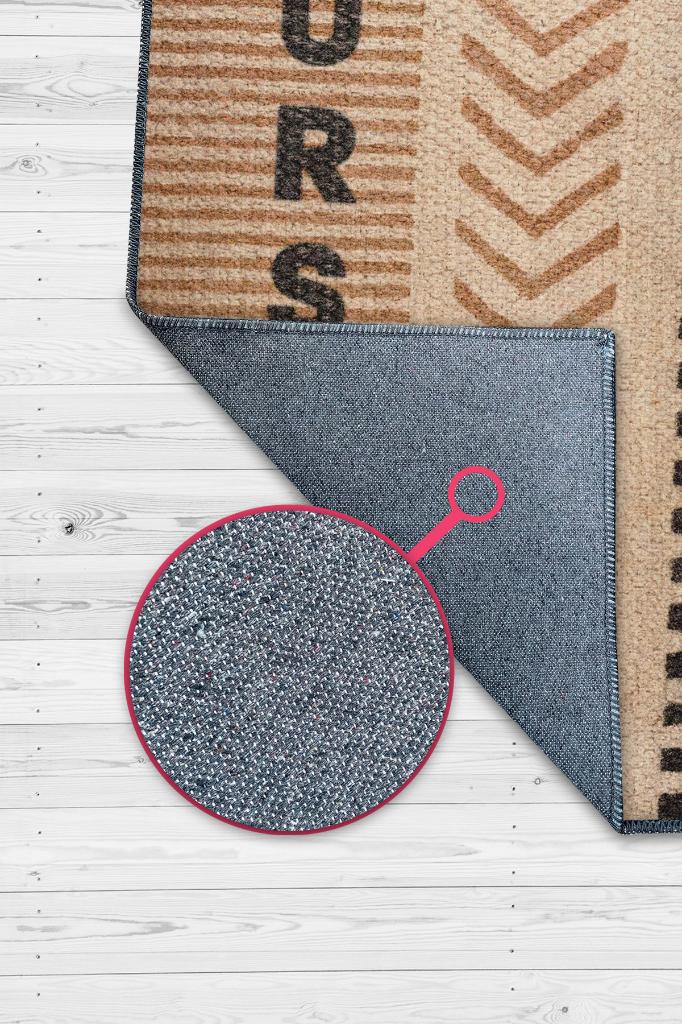 Homshtag Kendine İnan Krem Bej Renkli Halı Geometrik Oturma Odası Halısı Minimal Salon Halı