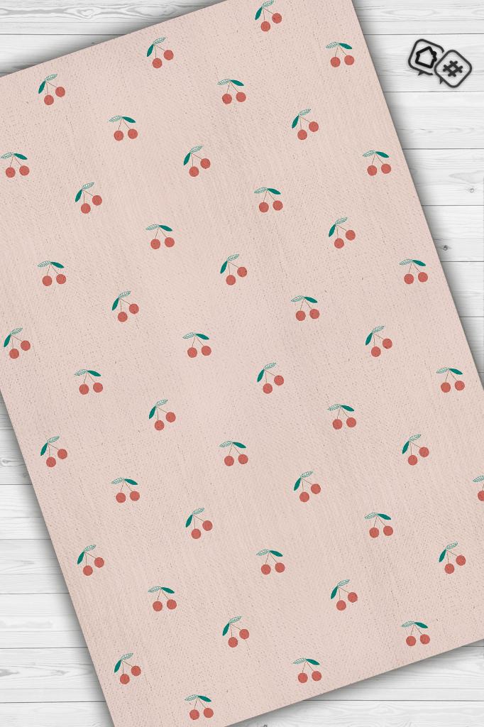 Homshtag Kiraz Kırmızı Halı Minimal Salon Halısı Renkli Mutfak Halısı Tarz Oturma Odası Halı