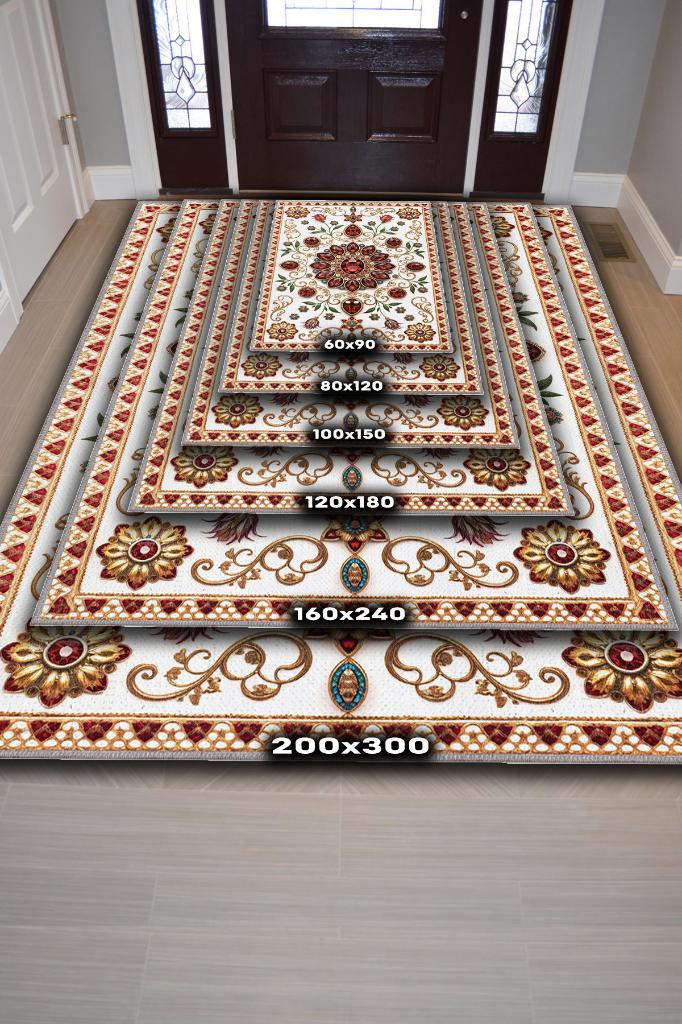 Homshtag Lal Taşı Halısı Kırmızı Renkli Enerji Taşı Figürlü Halı Spiritüel Temalı Modern Halı