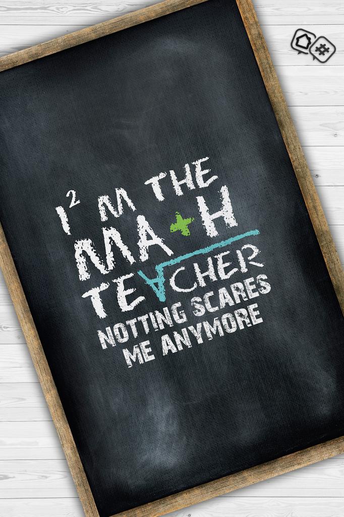 Homshtag Matematik Öğretmeni Halısı Siyah Renkli Öğretmen Halısı Özel Tasarım Öğretmene Hediye Halı