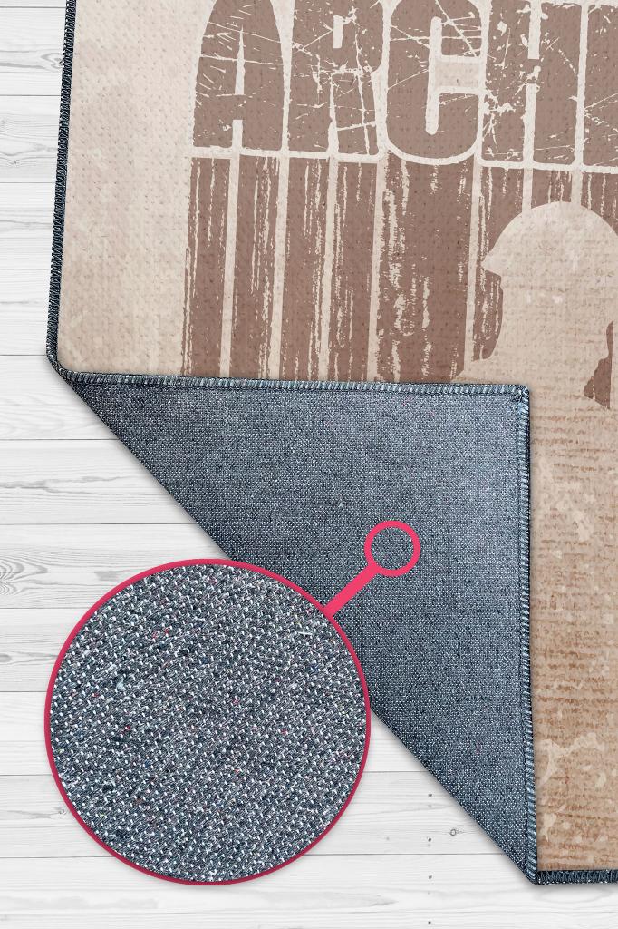 Homshtag Mimar Gri Renkli Mimar Tasarımlı Halı Mimar Ofisine Halı Açık Renk Hediyelik Mimar Halısı