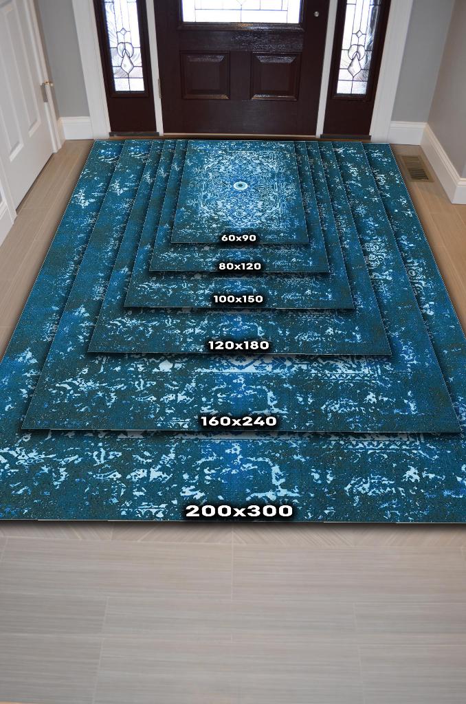 Homshtag Nazar Geometrik Salon Halısı Etnik Desen Halı Çok Renkli Oturma Odası Halı Nazarlıklı Halı