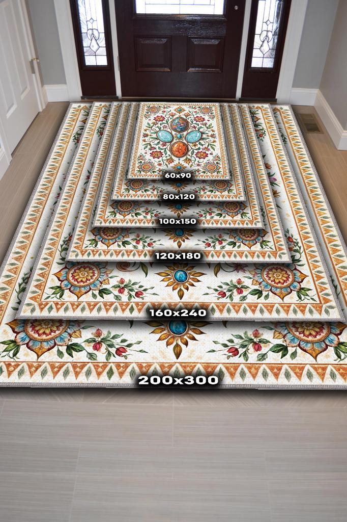 Homshtag Opal Taşı Halısı Soft Renkli Enerji Taşı Figürlü Halı Spiritüel Temalı Modern Halı