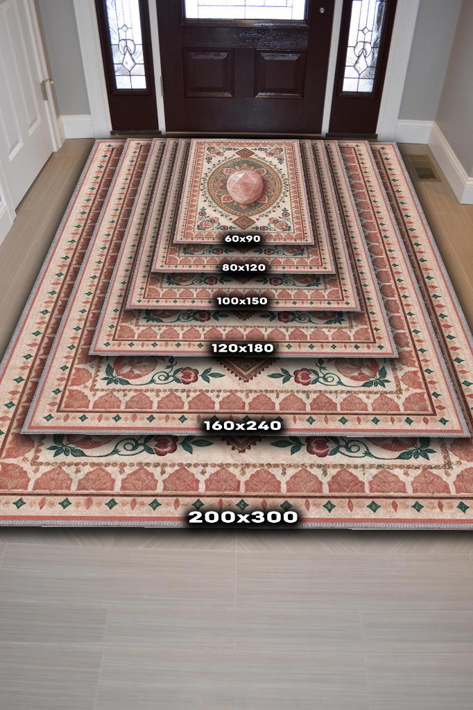 Homshtag Pembe Kuvars Taşı Halısı Pembe Renkli Aura Taşı Enerji Spiritüel Temalı Modern Halı